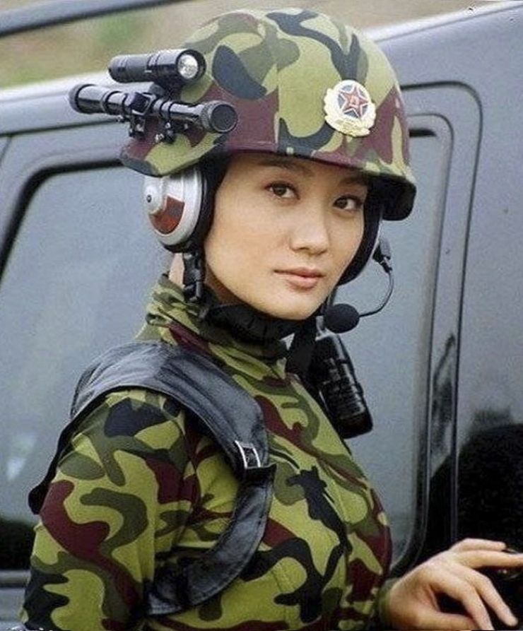 chinese girl dancing in military uniform - cheryl blossom tits rozay molly