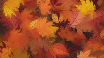 colours of autumn leaked