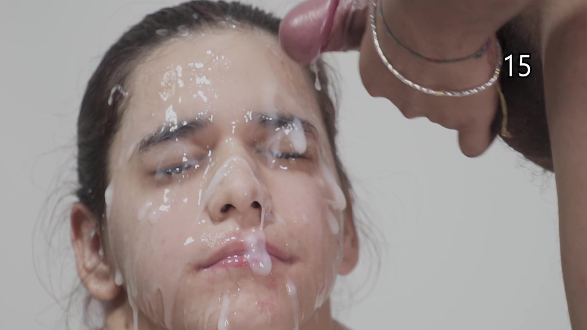 messy cumshot compilation - tanya tate sexy triple deepthroat