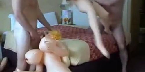 bbw hardcore porn angie hornaday recommends 2 Straight Buds Dp A Blow Up Doll