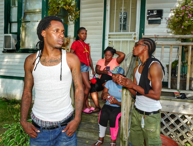 ghetto ghaggers - gilf fart backstage at strip club