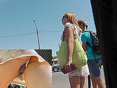 Shemale masturbation videos tap the Real Public Upskirt fours porn