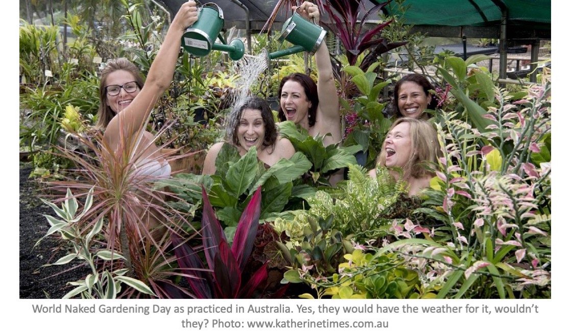 adi srinivasan recommends nude at garden carol lindholm add nude at garden photo