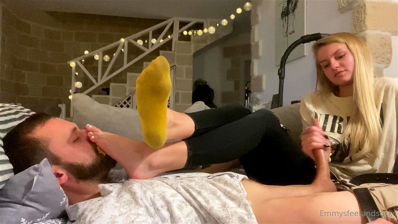 nipple sucking and fingering Best of Sock handjob