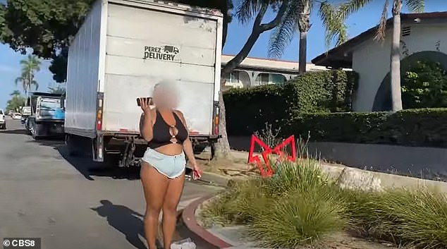 Nearly Naked Prostitutes Prowl Streets party line
