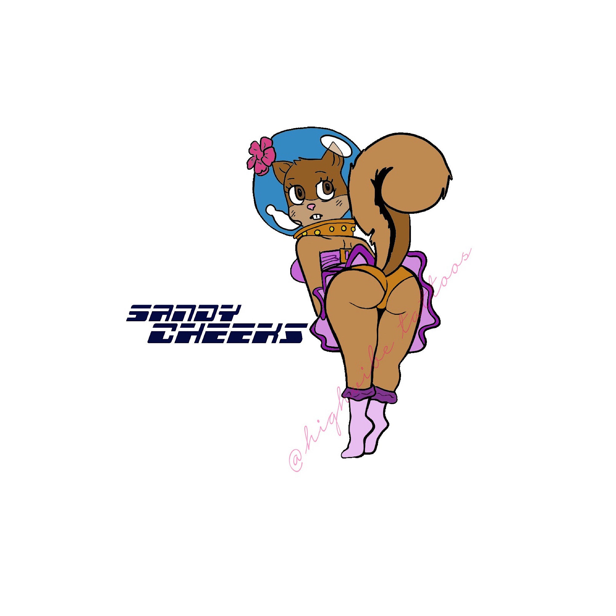Sandy Cheeks Butt design gallery
